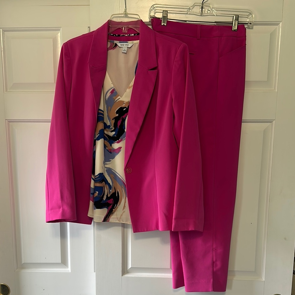 Nanette Lepore Pink Trousers Bold Professional Style